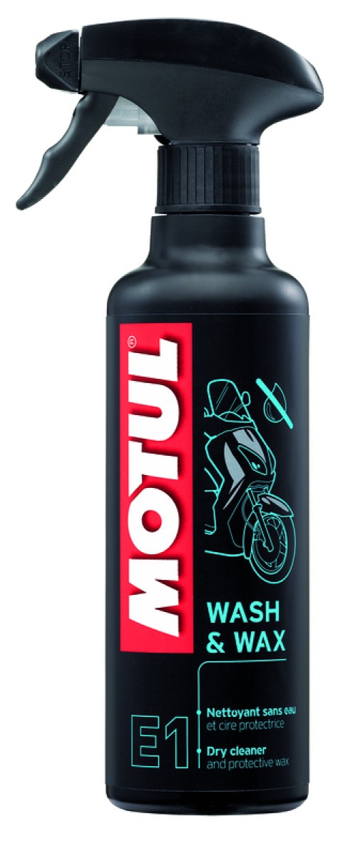 Motul E1 Wash & Wax Dry Cleaner spray